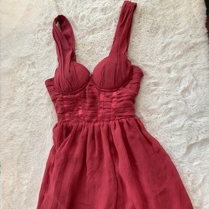 Chiffon Dress. It’s not pink. Berry color.